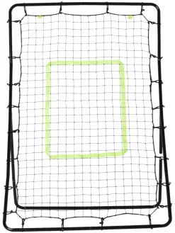 HOMCOM Netzrückprallwand Rebounder schwarz B/H/L: ca. 90x140x80 cm