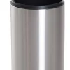 HOMCOM Pedal-Mülleimer silber H/D: ca. 62,9x29,2 cm