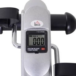 HOMCOM Pedaltrainer silber Metall B/H/T: ca. 39x31x40 cm
