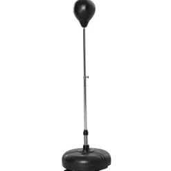 HOMCOM Punchingball Set schwarz Kunstleder B/H/L: ca. 45x151x45 cm