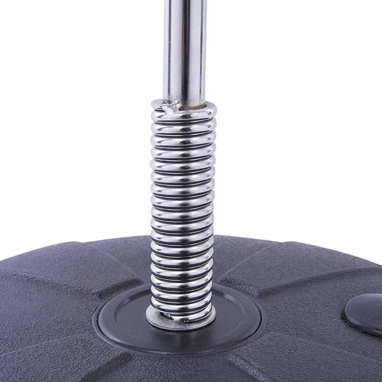 HOMCOM Punchingballset schwarz Metall H/D: ca. 146,5x43 cm
