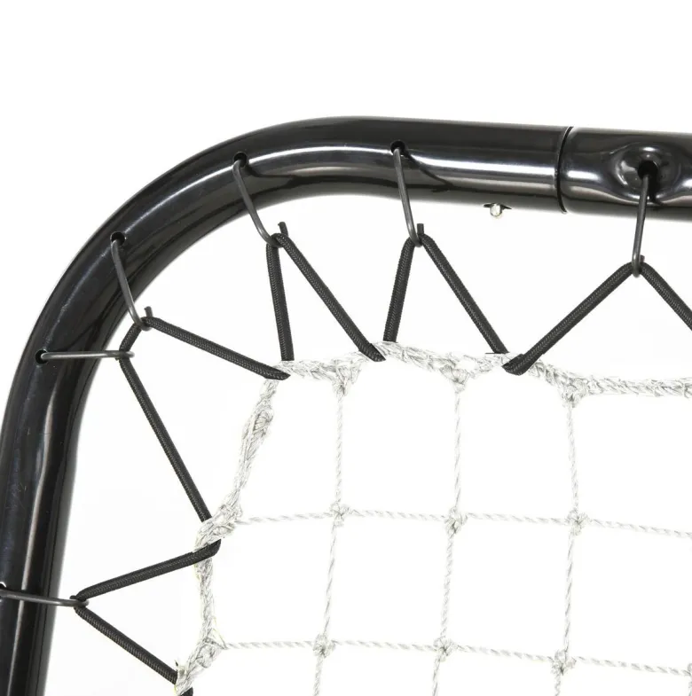 HOMCOM Rebounder schwarz B/H/T: ca. 84x84x11 cm
