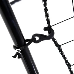 HOMCOM Rebounder schwarz Polyethylen B/H/L: ca. 90x174x123 cm