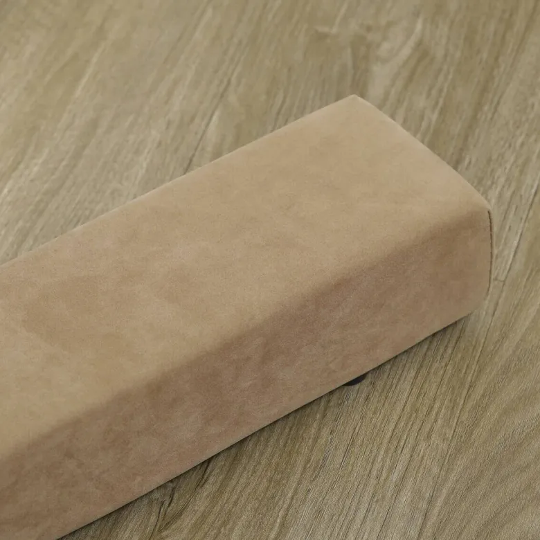 HOMCOM Schwebebalken braun Polyester B/H/L: ca. 10x6,5x210 cm