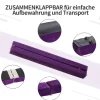 HOMCOM Schwebebalken violett Kiefer B/H/L: ca. 10x6,5x210 cm
