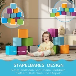 HOMCOM Softbausteine B/H/L: ca. 20x20x20 cm