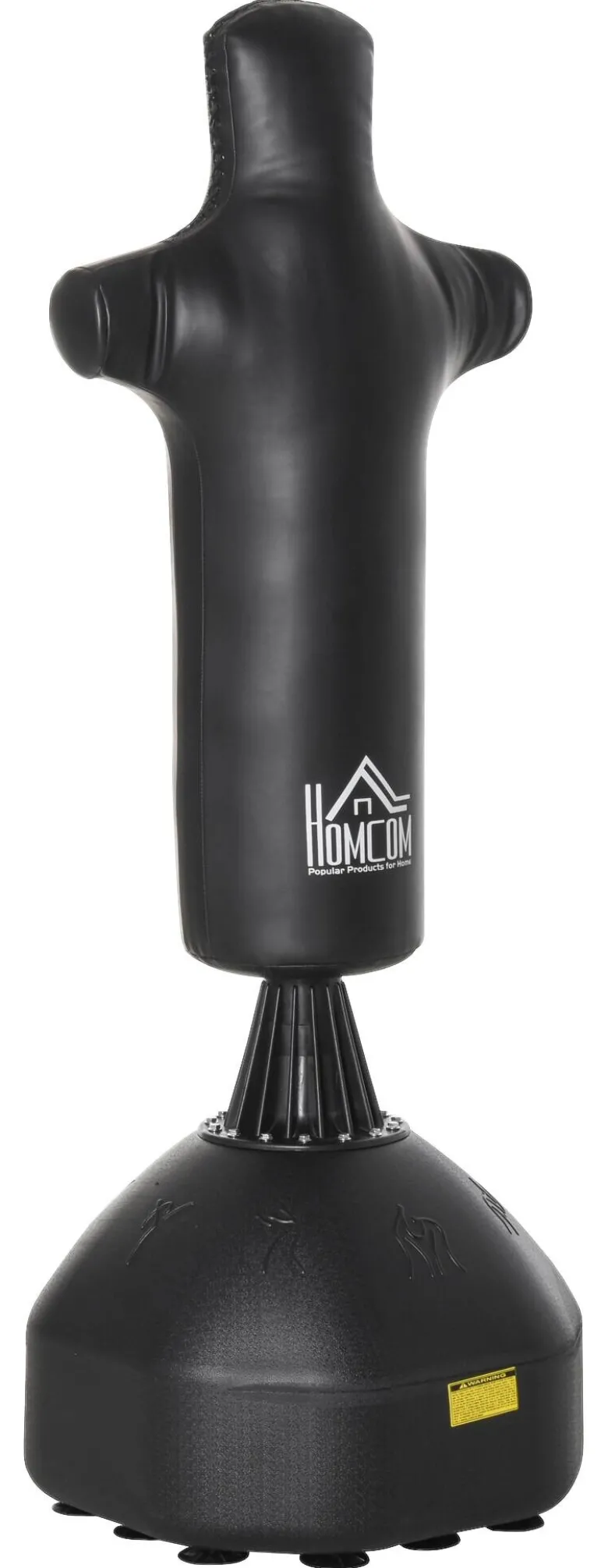 HOMCOM Standboxsack schwarz Kunststoff B/H/L: ca. 63x180x63 cm