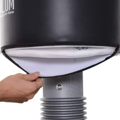 HOMCOM Standboxsack schwarz Kunststoff H/D: ca. 176x70 cm