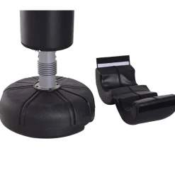 HOMCOM Standboxsack schwarz Kunststoff H/D: ca. 176x70 cm