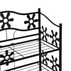 HOMCOM Standregal schwarz Metall B/H/L: ca. 30x92x60 cm