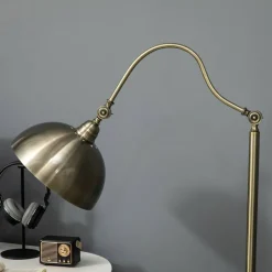 HOMCOM Stehlampe bronze Metall B/H/T: ca. 25,5x152x42 cm