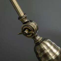 HOMCOM Stehlampe bronze Metall B/H/T: ca. 25,5x152x42 cm
