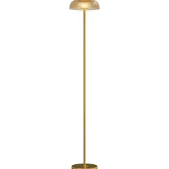 HOMCOM Stehleuchte messing Glas Metall B/H/L: ca. 25x134x25 cm