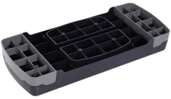 HOMCOM Steppbrett grauschwarz Kunststoff B/H/L: ca. 68x15x29 cm