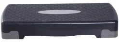 HOMCOM Steppbrett grauschwarz Kunststoff B/H/L: ca. 68x15x29 cm