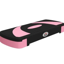 HOMCOM Steppbrett rosa Kunststoff B/H/L: ca. 31x20x80 cm