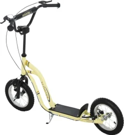 HOMCOM Tretroller beige B/H/L: ca. 58x85x120 cm