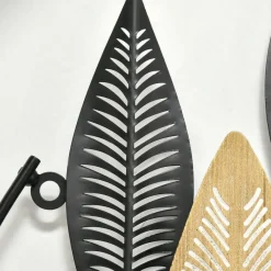 HOMCOM Wand-Element schwarz Polypropylen B/H/L: ca. 3x40x46 cm