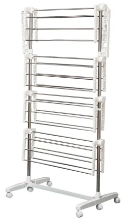 HOMCOM Wäscheständer silber