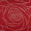 Home Essential Verdunklungsvorhang Roses rot B/L: ca. 140x245 cm