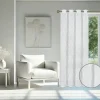 home Topline Ösenvorhang Nora silber B/L: ca. 135x245 cm