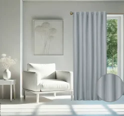home Topline Verdunklungsvorhang Noah anthrazit B/L: ca. 135x245 cm
