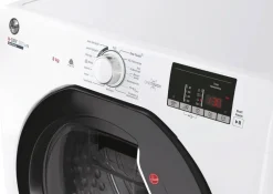 Hoover Wärmepumpentrockner HLE H8A2DKEX-84 weiß B/H/T: ca. 60x85x61 cm ca. 8 kg