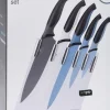 Household Blue Messerset mehrfarbig Edelstahl 5 tlg.