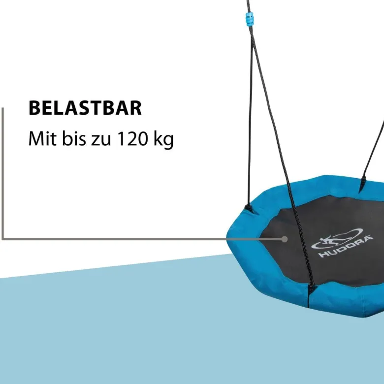 Hudora Nestschaukel Octagon 70 schwarz B/H/L: ca. 70x10x70 cm