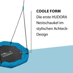 Hudora Nestschaukel Octagon 70 schwarz B/H/L: ca. 70x10x70 cm