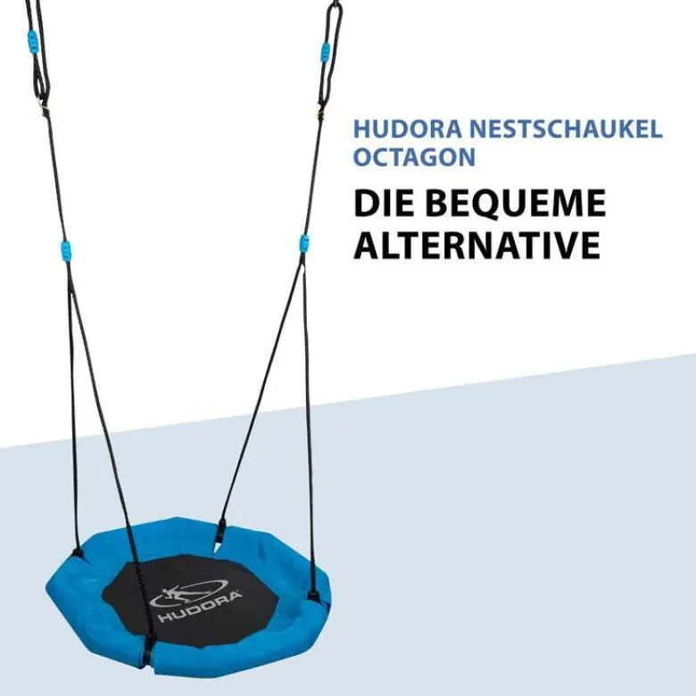 Hudora Nestschaukel Octagon 90 schwarz B/H/L: ca. 90x10x90 cm