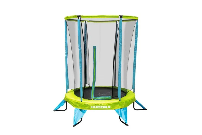 Hudora Trampolin Safety 140 blau B/H/L: ca. 195x188x195 cm