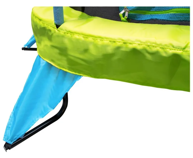 Hudora Trampolin Safety 140 blau B/H/L: ca. 195x188x195 cm