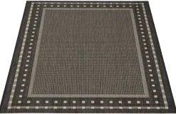 In-/Outdoor-Teppich Ambiente schwarz B/L: ca. 80x240 cm