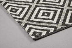 In-/Outdoor-Teppich Ambiente schwarz B/L: ca. 80x240 cm