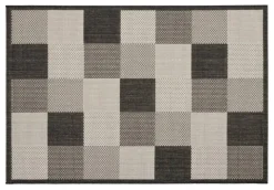 In-/Outdoor-Teppich Ambiente schwarz B/L: ca. 120x170 cm