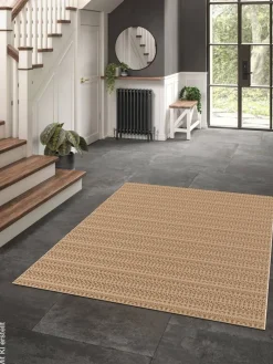 In-/Outdoor-Teppich Grace Kastanie B/L: ca. 80x240 cm