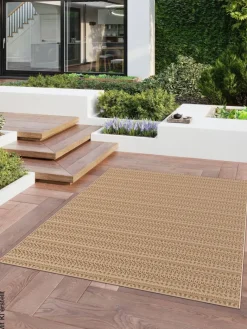 In-/Outdoor-Teppich Grace Kastanie B/L: ca. 80x240 cm