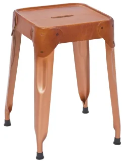 Inter Link Hocker Reema Kupfer Metall B/H/T: ca. 35x45x35 cm