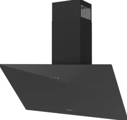 INTERPLAN Dunstabzugshaube Neva Black schwarz B/H/T: ca. 80x99x33 cm