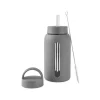 Isolierflasche grau Kunststoff