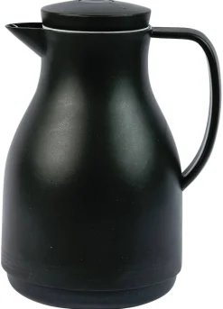 Isolierkanne schwarz Kunststoff B/H/L: ca. 14,5x23x14,5 cm
