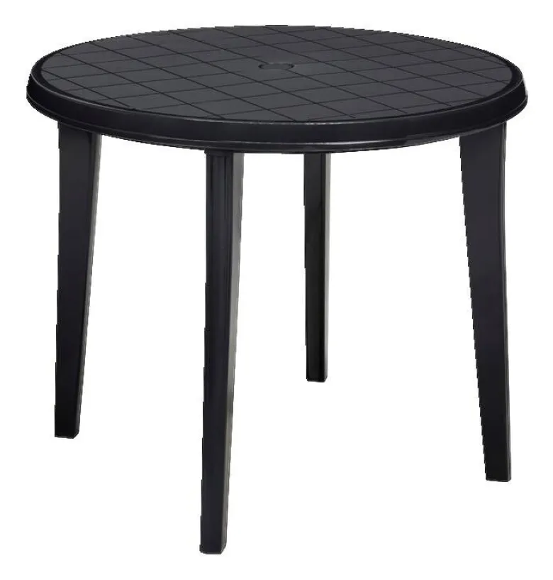 Jardin Gartentisch Lisa Graphit Kunststoff H/D: ca. 72x90 cm