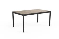 Jardin Gartentisch Porto schwarz Kunststoff B/H/L: ca. 90x75x190 cm