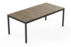 Jardin Gartentisch Porto schwarz Kunststoff B/H/L: ca. 90x75x190 cm