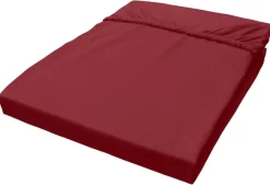 Jersey Spannbetttuch bordeaux Baumwolle B/H/L: ca. 180x28x200 cm