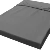 Jersey Spannbetttuch Graphit Baumwolle B/H/L: ca. 150x28x200 cm