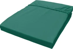 Jersey Spannbetttuch petrol Baumwolle B/H/L: ca. 100x28x200 cm