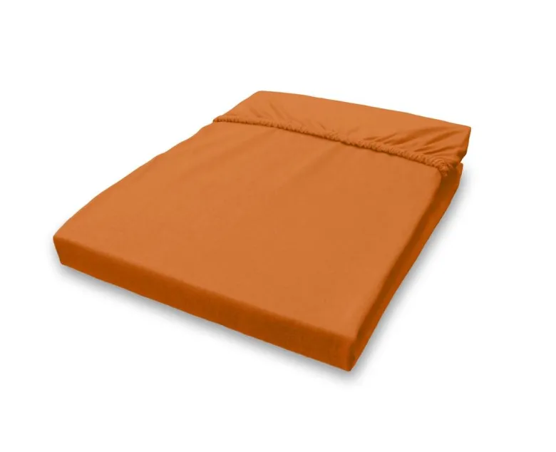 Jersey Spannbetttuch rost Baumwolle B/H/L: ca. 180x28x200 cm