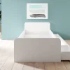 Jugendbett weiß Liegefläche B/L: ca. 90x200 cm